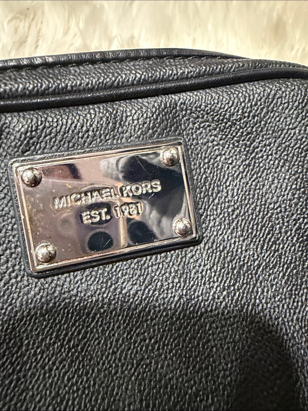 Michael Kors Black Leather Crossbody - Picture 7 of 17